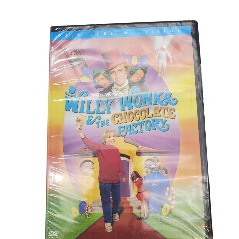 Willy‎ Wonka & the Chocolate Factory (DVD, Full Screen) NEW